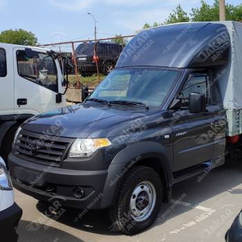 Спойлер на УАЗ серый металлик