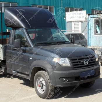 Обтекатель на УАЗ серый металлик