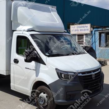 Спойлер Дакар на Газель НН фургон 2,3м белый Спойлер Дакар на Газель НН фургон 2,3м белый