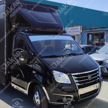 Обтекатель на Газель Некст тент 2,3м цвет черный Обтекатель на Газель Некст тент 2,3м цвет черный