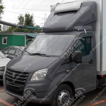 Колпак на крышу на Газель фургон 2,3м цвет серый Шторм с вырезом Колпак на крышу на Газель фургон 2,3м цвет серый Шторм с вырезом