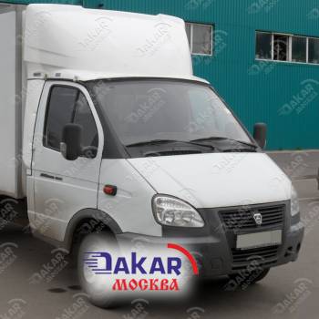 Спойлер на Газель с боковыми обтекателями