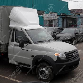 Спойлер на УАЗ регулируемый светло-серая кабина