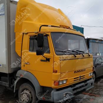 Обтекатель на КамАЗ 4308 желтый без спальника Обтекатель на КамАЗ 4308 желтый без спальника