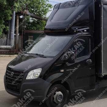 Спойлер на Газель Некст 2,4м черный Спойлер на Газель Некст 2,4м черный